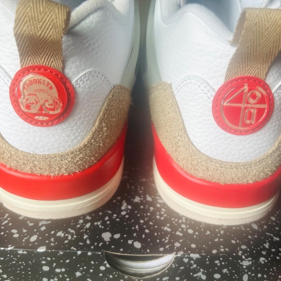 Jordan Spizike Low-White/Fire Red-Desert Camo US Men’s 14 main image 6
